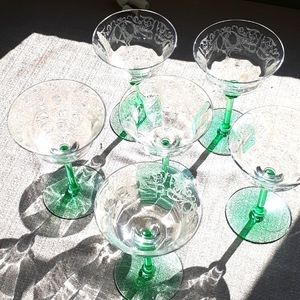 Elegant Retro Liquor glasses